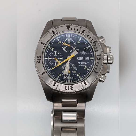 Estate Stainless Steel Ball Engineer Hydrocarbon Chronograph Automatic Watch - Picture 9 of 9